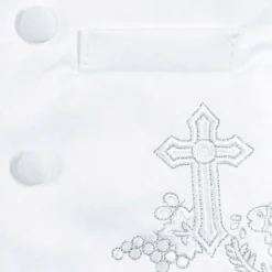 Beau KiD Outfit Sets*Baby Boys White Satin Trouser Set