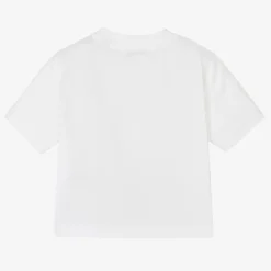 Burberry Tops*Baby Boys White Stamp Logo T-Shirt
