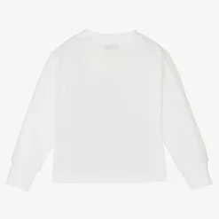 Burberry Tops*Baby Boys White Thomas Bear Top