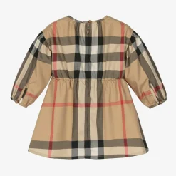 Burberry Dresses*Baby Girls Archive Beige Check Dress