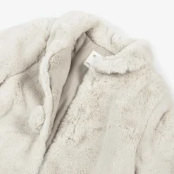 Mayoral Newborn Coats & Jackets*Baby Girls Beige Faux Fur Coat