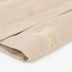 Burberry Skirts*Baby Girls Beige Twill EKD Skirt PaleStone