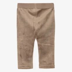 Mayoral Leggings|Leggings*Baby Girls Beige Velour Leggings