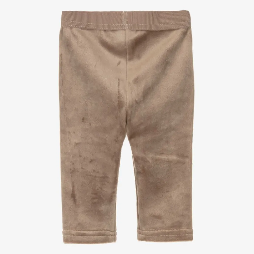 Mayoral Leggings|Leggings*Baby Girls Beige Velour Leggings