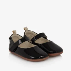 Tip Toey Joey First Walkers|First Walkers*Baby Girls Black Patent Leather Shoes
