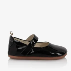 Tip Toey Joey First Walkers|First Walkers*Baby Girls Black Patent Leather Shoes