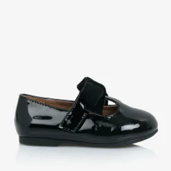 Age of Innocence Bar Shoes|Bar Shoes*Baby Girls Black Patent Leather Shoes