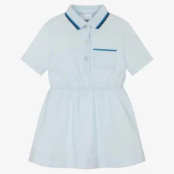 Burberry Dresses*Baby Girls Blue Logo Polo Dress