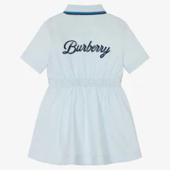 Burberry Dresses*Baby Girls Blue Logo Polo Dress