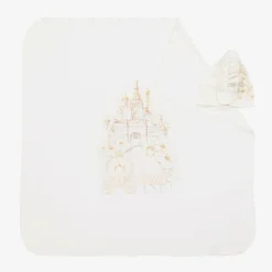 Sofija Gifts|Blankets & Shawls*Baby Girls Ivory Cotton Blanket Gift Set