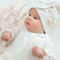 Sofija Gifts|Blankets & Shawls*Baby Girls Ivory Cotton Blanket Gift Set