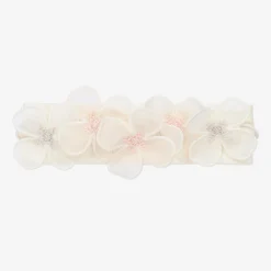 Sofija Hair Accessories|Hair Accessories*Baby Girls Ivory Cotton Headband