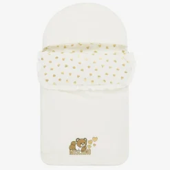 Moschino Baby Nests*Baby Girls Ivory Cotton Nest (80cm)