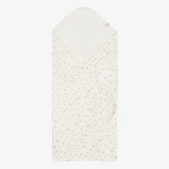 Jamiks Sleeping Accessories*Baby Girls Ivory Organic Cotton Swaddle (100cm)