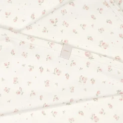 Jamiks Sleeping Accessories*Baby Girls Ivory Organic Cotton Swaddle (100cm)