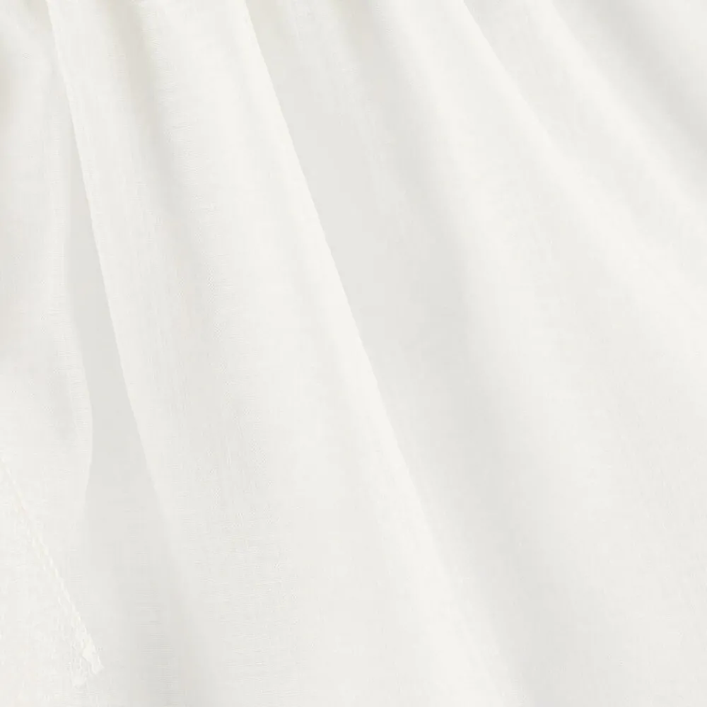 Artesanía Granlei Gifts*Baby Girls Ivory Organza & Lace Dress