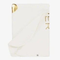 AIGNER Blankets & Shawls*Baby Girls Ivory Pima Cotton Blanket (88cm)