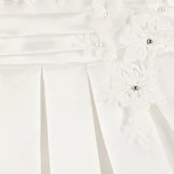 Beau KiD Dresses*Baby Girls Ivory Satin Dress Set