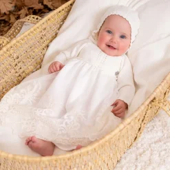 Artesanía Granlei Gifts|Ceremony*Baby Girls Ivory Tulle Ceremony Gown Set