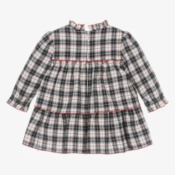 Miranda Dresses*Baby Girls Navy Blue Check Dress