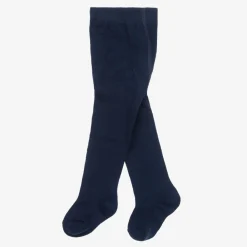 Mayoral Tights*Baby Girls Navy Blue Knitted Tights