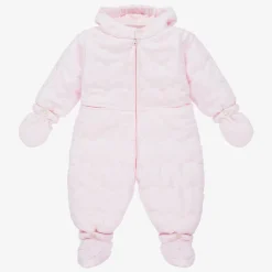 Emile et Rose Snowwear|Snowwear*Baby Girls Pale Pink Snowsuit