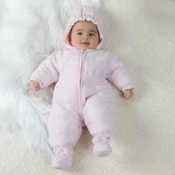 Emile et Rose Snowwear|Snowwear*Baby Girls Pale Pink Snowsuit