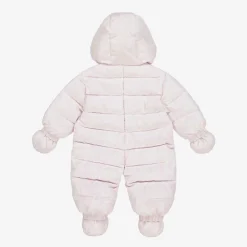 Versace Snowwear*Baby Girls Pink Barocco Down Snowsuit
