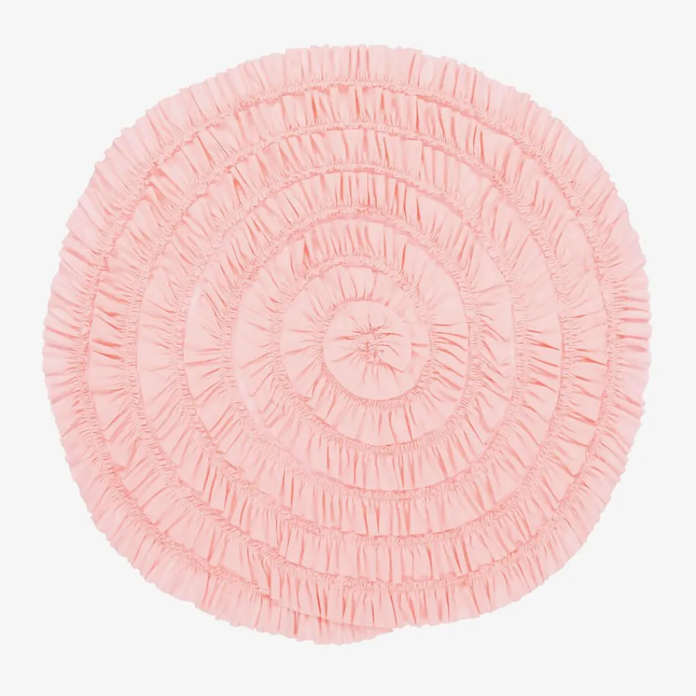 Lemon Loves Layette Blankets & Shawls*Baby Girls Pink Cotton Blanket (86cm) RoseShadow