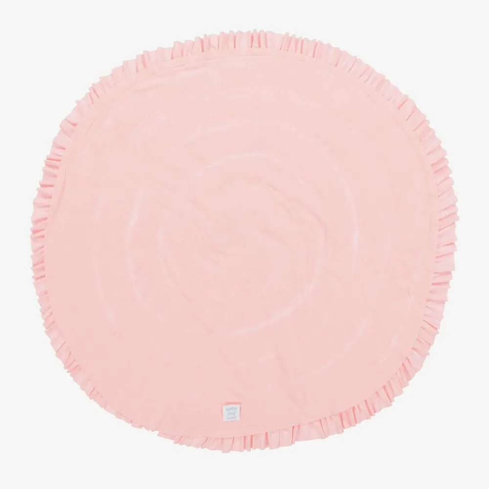 Lemon Loves Layette Blankets & Shawls*Baby Girls Pink Cotton Blanket (86cm) RoseShadow