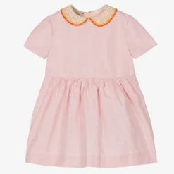 Gucci Dresses*Baby Girls Pink Cotton Dress