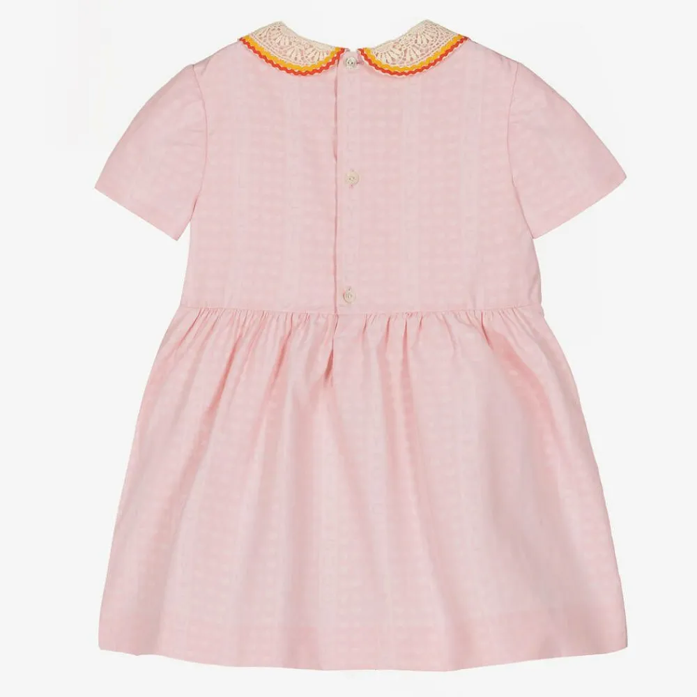 Gucci Dresses*Baby Girls Pink Cotton Dress