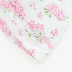 Kissy Kissy Hats|Hats*Baby Girls Pink Cotton Heavenly Hydrangeas Hat