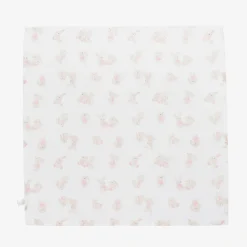 Mayoral Feeding Accessories*Baby Girls Pink Cotton Muslins (3 Pack)