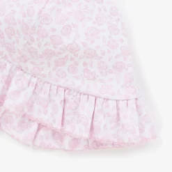 Kissy Kissy Hats|Hats*Baby Girls Pink Cotton Summer Gardens Sun Hat