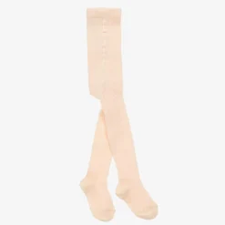 Chloé Tights|Tights*Baby Girls Pink Cotton Tights