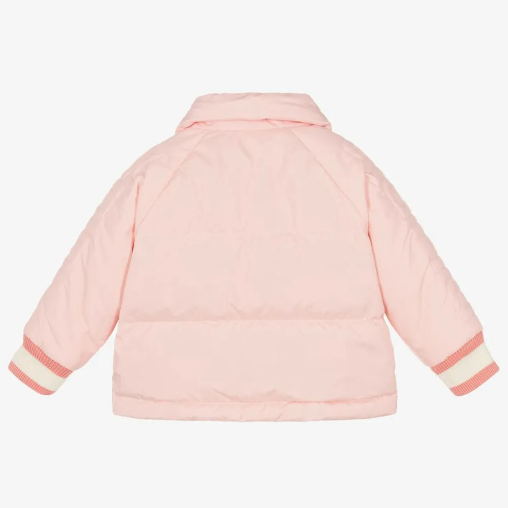 Burberry Coats & Jackets*Baby Girls Pink Down Padded Puffer Jacket