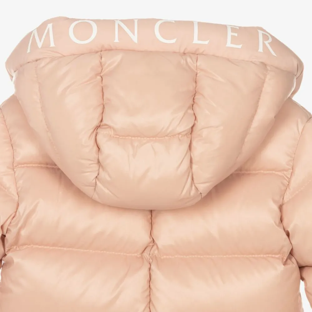 Moncler Enfant Snowwear|Snowwear*Baby Girls Pink Down Salongo Snowsuit