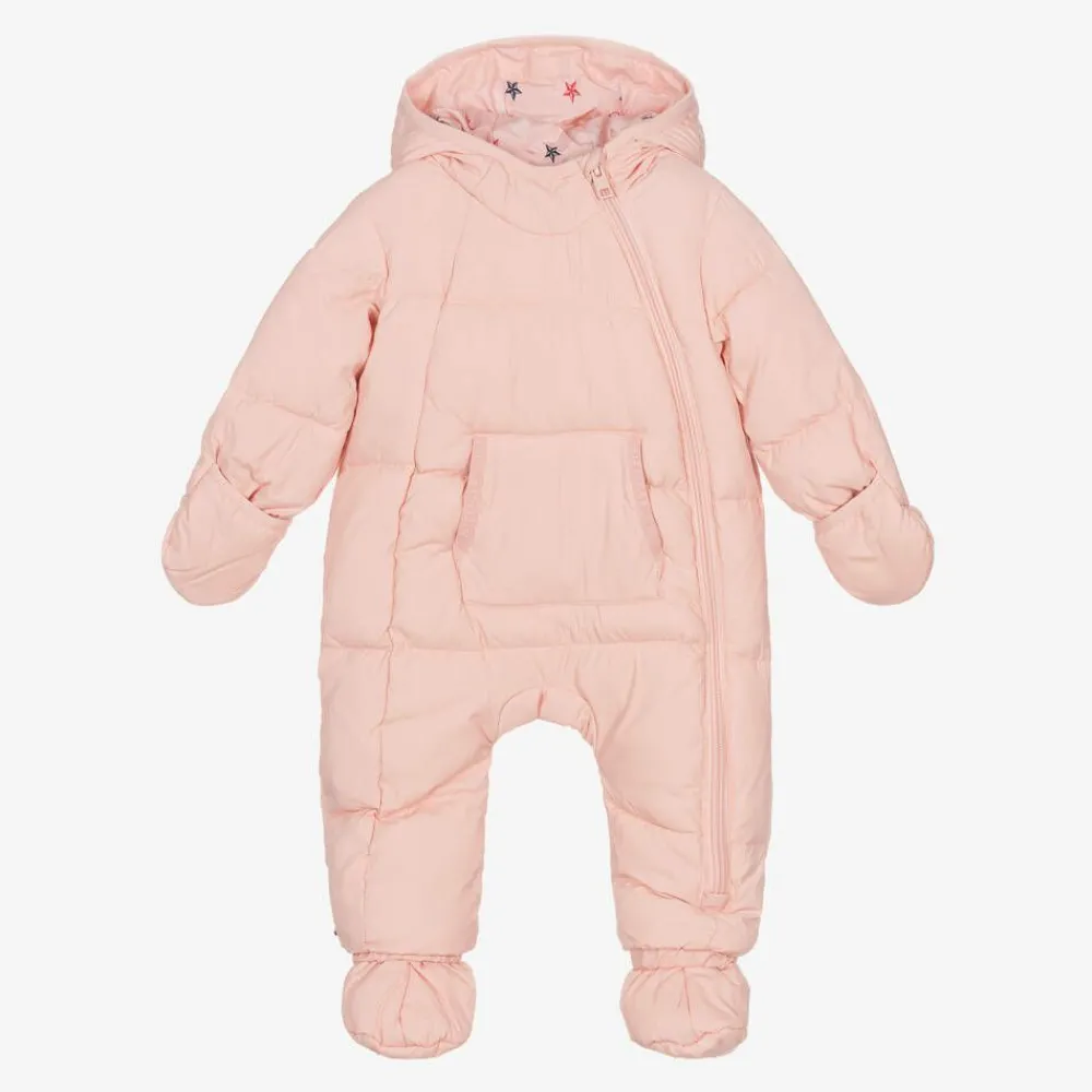 Tommy Hilfiger Snowwear|Coats & Jackets*Baby Girls Pink Hooded Snowsuit