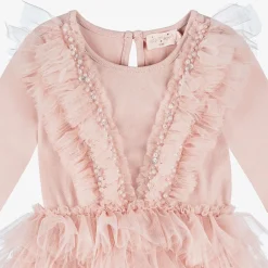 Tutu du Monde Dresses*Baby Girls Pink Jersey & Tulle Tutu Dress