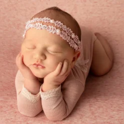 Cute Cute Hair Accessories|Hair Accessories*Baby Girls Pink Lace Headband