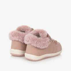Mayoral First Walkers|First Walkers*Baby Girls Pink Leather First Walkers
