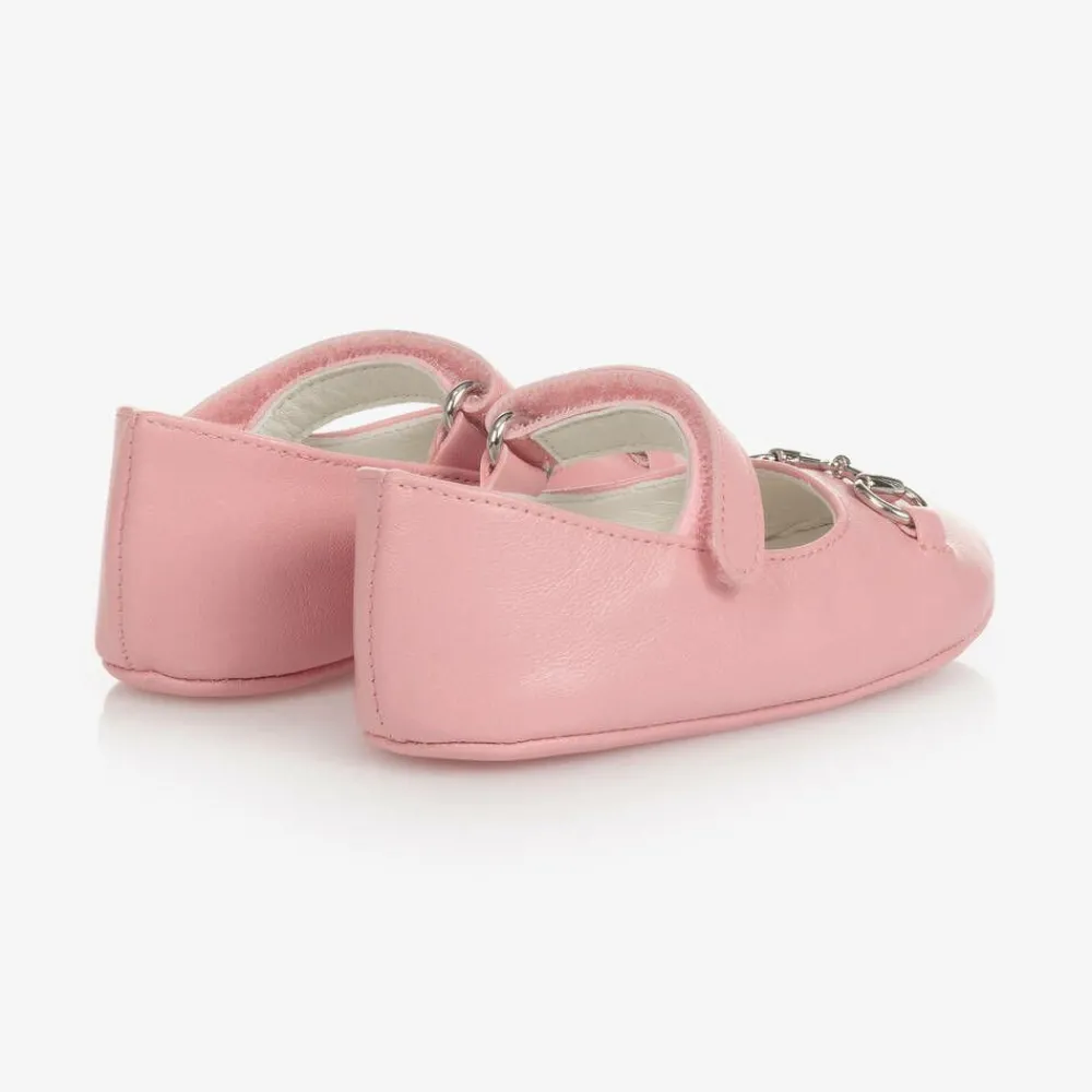 Gucci Pumps & Ballerinas*Baby Girls Pink Leather Shoes