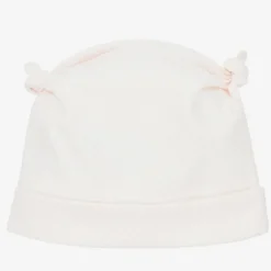 Emporio Armani Hats*Baby Girls Pink Logo Hat