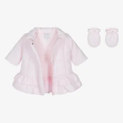 Emile et Rose Coats & Jackets*Baby Girls Pink Padded Coat
