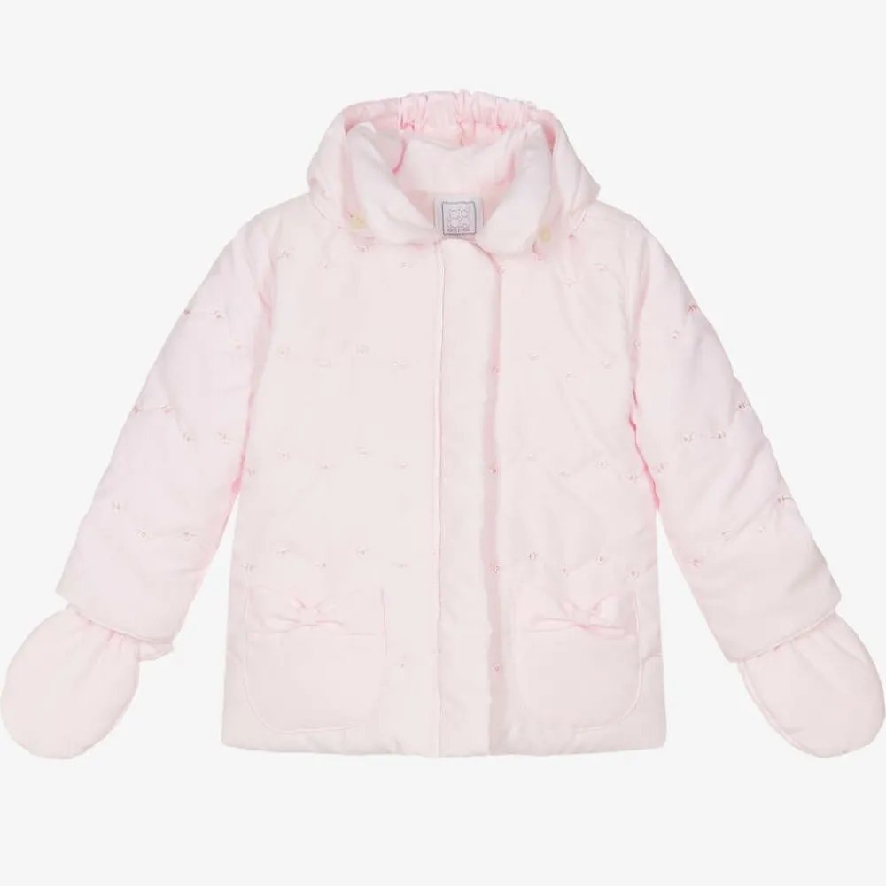 Emile et Rose Coats & Jackets*Baby Girls Pink Padded Jacket