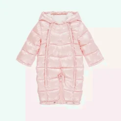 Mayoral Newborn Snowwear|Coats & Jackets*Baby Girls Pink Padded Snowsuit