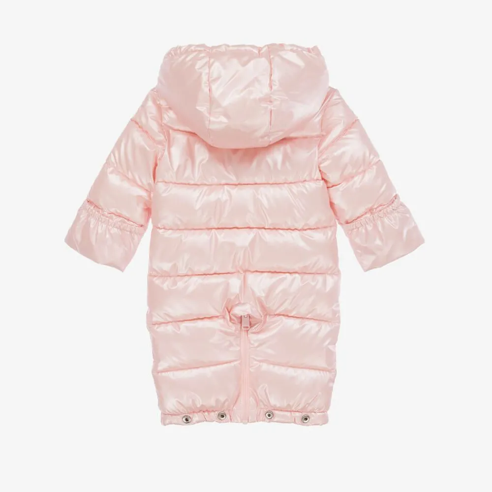 Mayoral Newborn Snowwear|Coats & Jackets*Baby Girls Pink Padded Snowsuit