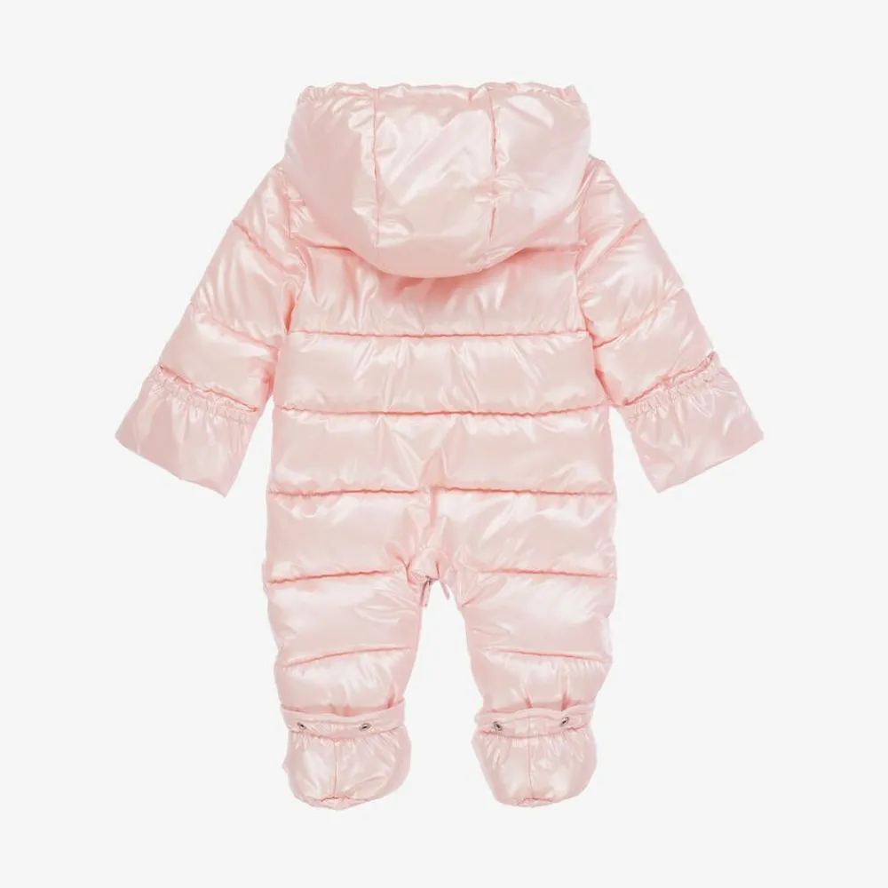Mayoral Newborn Snowwear|Coats & Jackets*Baby Girls Pink Padded Snowsuit