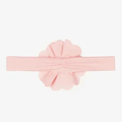 Lemon Loves Layette Hair Accessories|Hair Accessories*Baby Girls Pink Pima Cotton Headband RoseShadow
